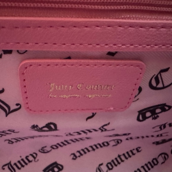 Juicy Couture Pink & Yellow Tote with Bow and Card Holder - Picture 11 of 11